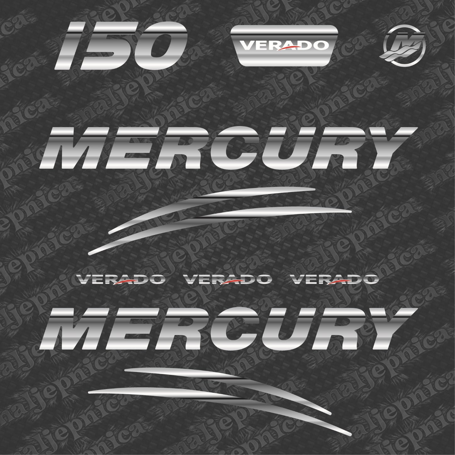 Mercury Verado 150 (2D)