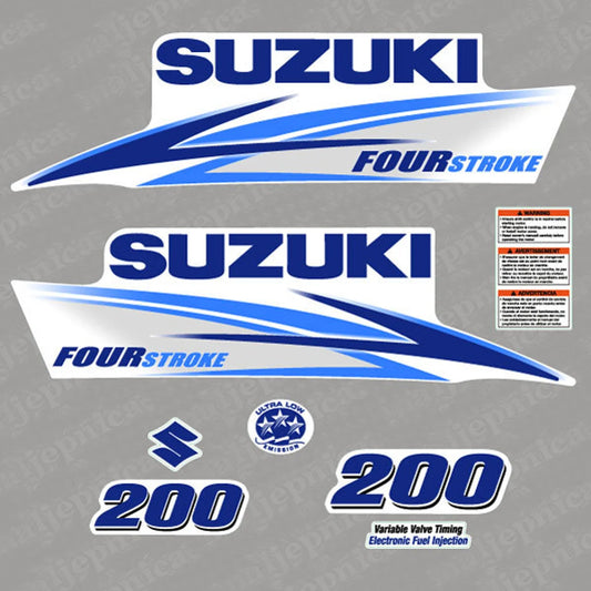 Suzuki 200 Four stroke (2013) Bleu