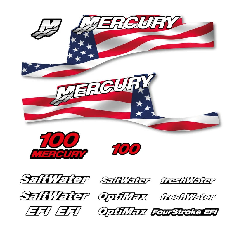 Mercury 100 FS drapeau américain X-Full2 / gris camée