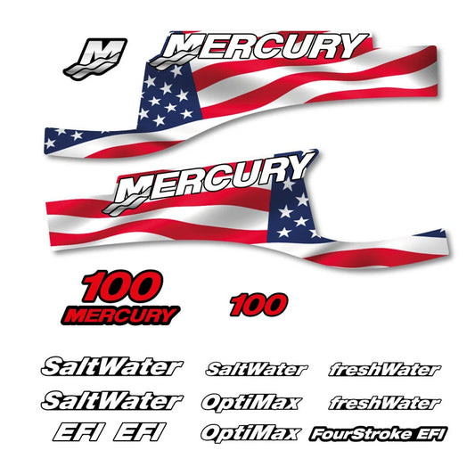 Mercury 100 FS drapeau américain X-Full2 / gris camée