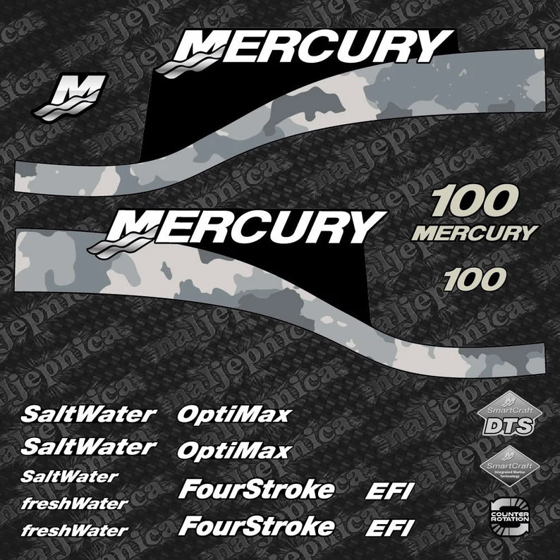 Mercury 100 FS drapeau américain X-Full2 / gris camée