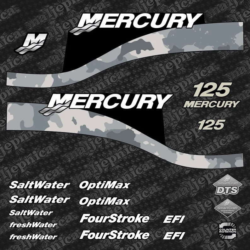 Mercury 125 quatre temps X-Full2 / Cameo Grey Optimax Saltwater 1999-2004