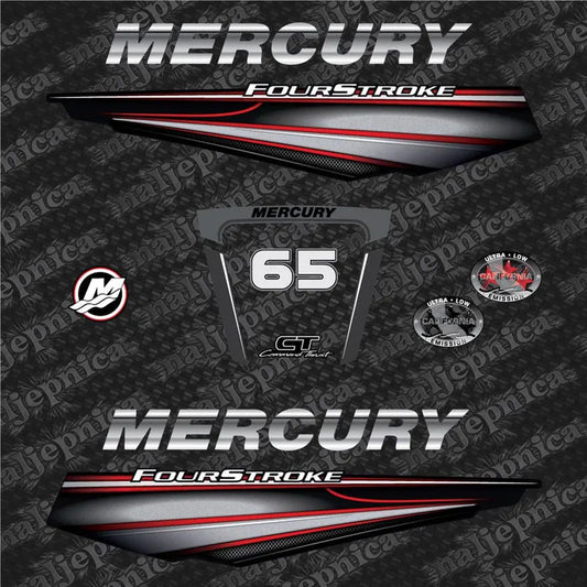 Mercury 65 quatre temps (2013+) ROUGE