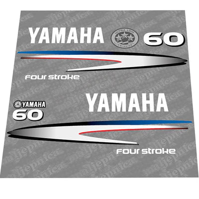 Yamaha 60 Four Stroke (2002-2006) Outboard Decal Sticker Set